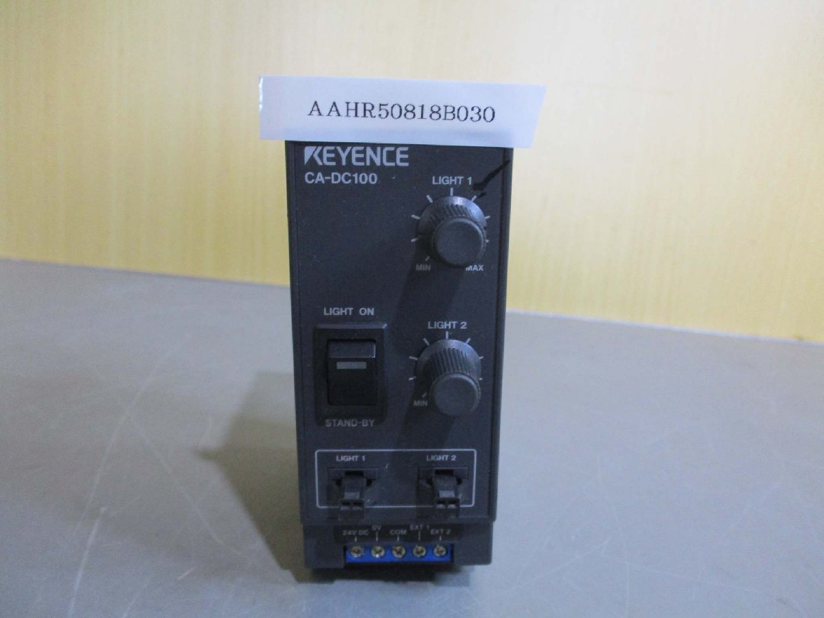 中古 KEYENCE CA-DC100 デジタル画像センサ(AAHR50818B030)_画像1