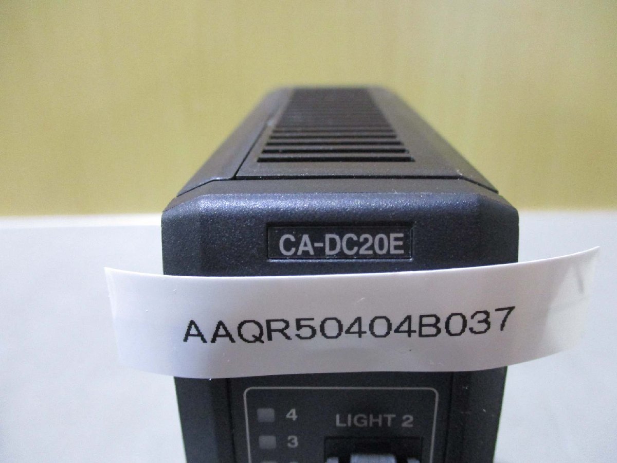 中古 KEYENCE CA-DC20E LED照明拡張ユニット 画像処理システム 画像センサ(AAQR50404B037)_画像7