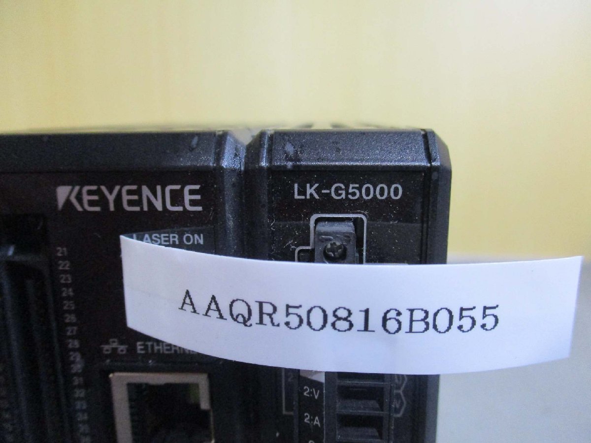 中古 KEYENCE LK-G5000 デジタル画像センサ(AAQR50816B055)_画像7