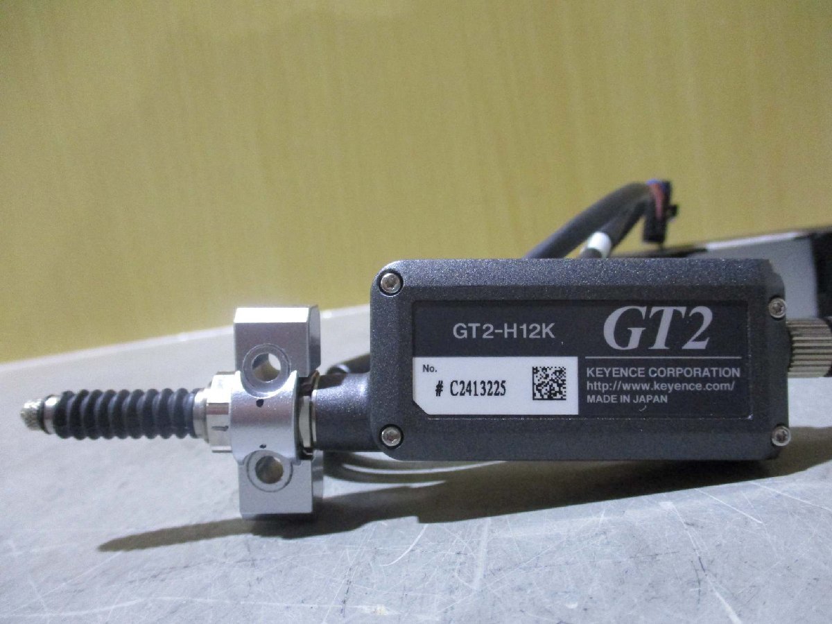 中古 KEYENCE GT2-71MCN/GT2-H12K 高精度接触式デジタルセンサ-セット(AASR50114D106)_画像7