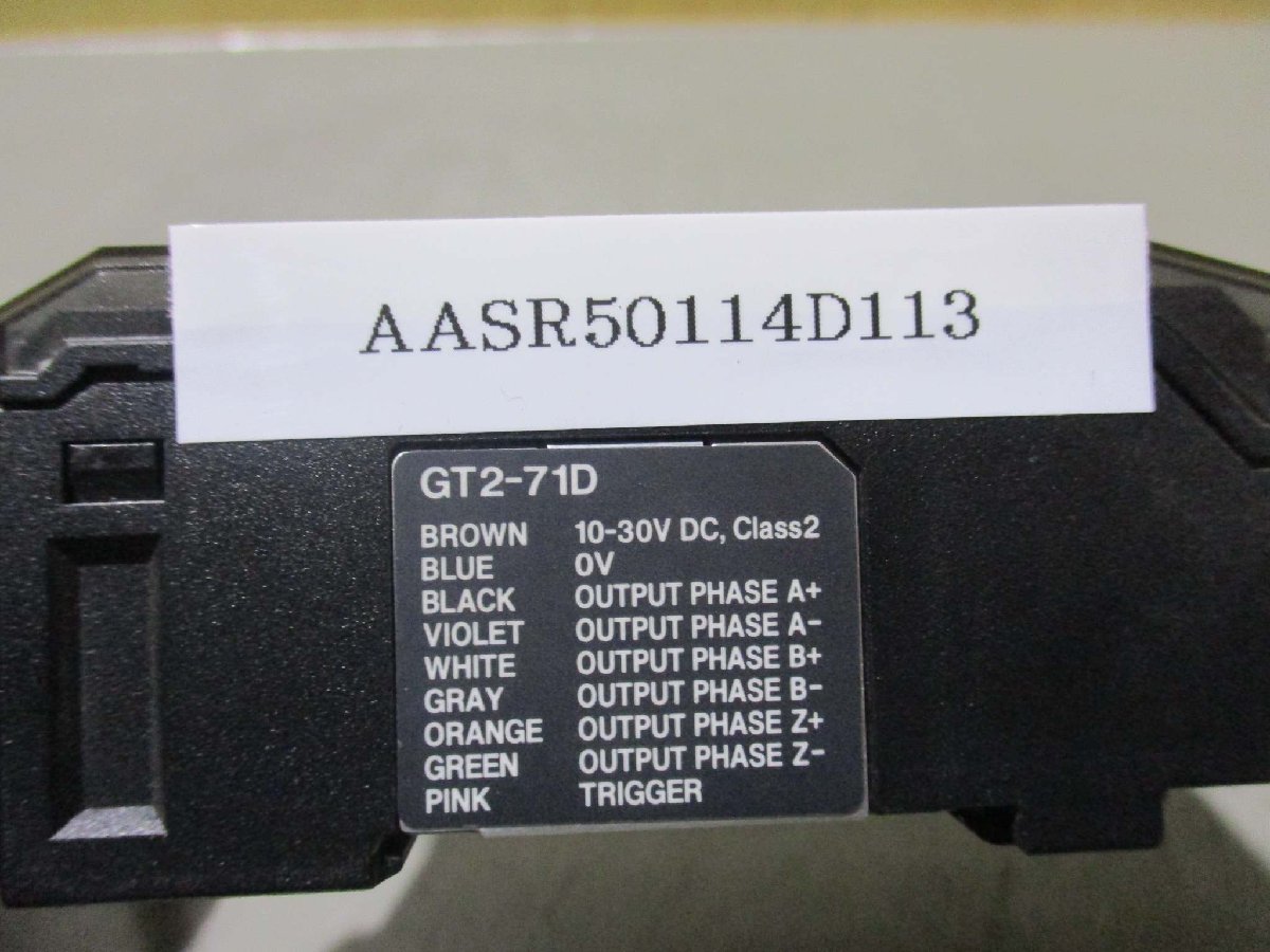 中古 KEYENCE GT2-71D 高精度接触式デジタルセンサ/センサヘッド GT2-H32(AASR50114D113)_画像2