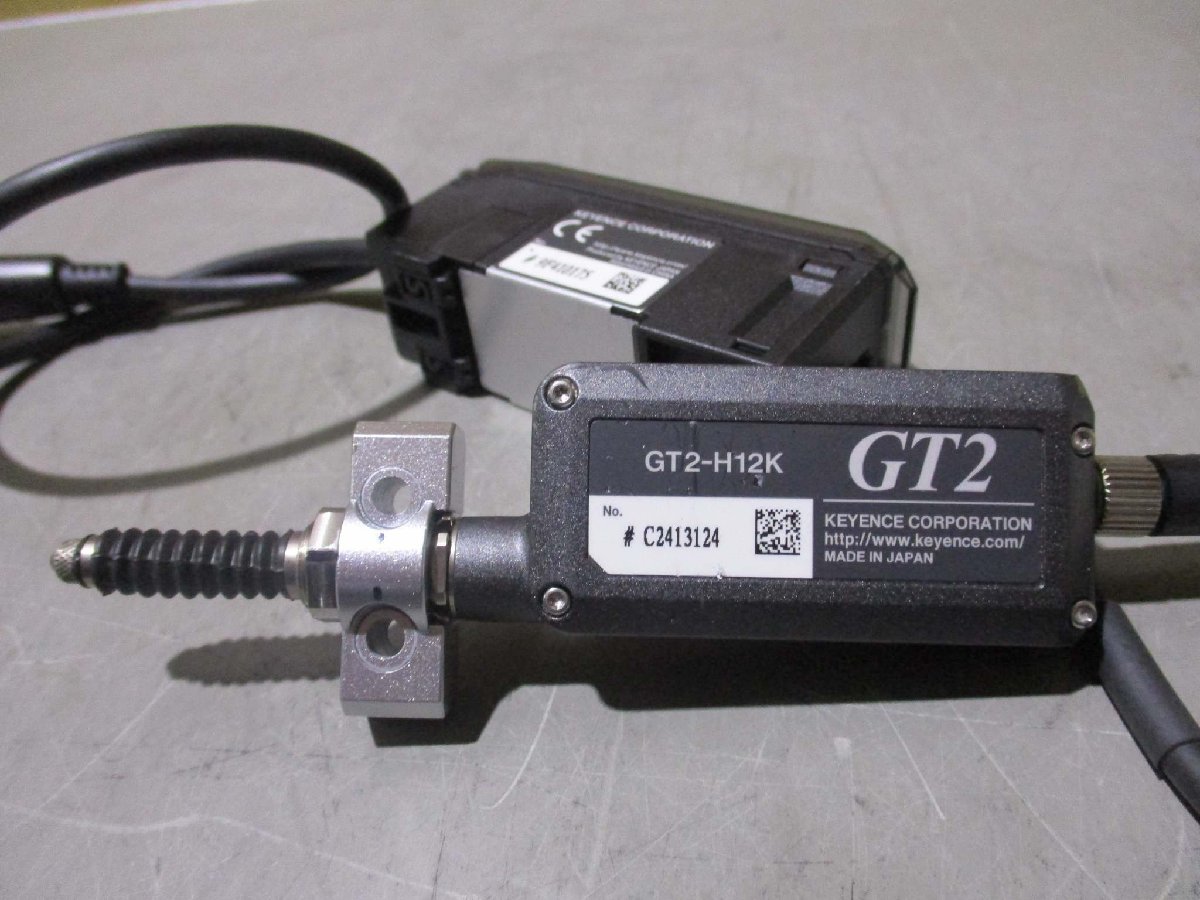 中古 KEYENCE GT2-71MCN/GT2-H12K 高精度接触式デジタルセンサ-セット(AASR50114D107)_画像7