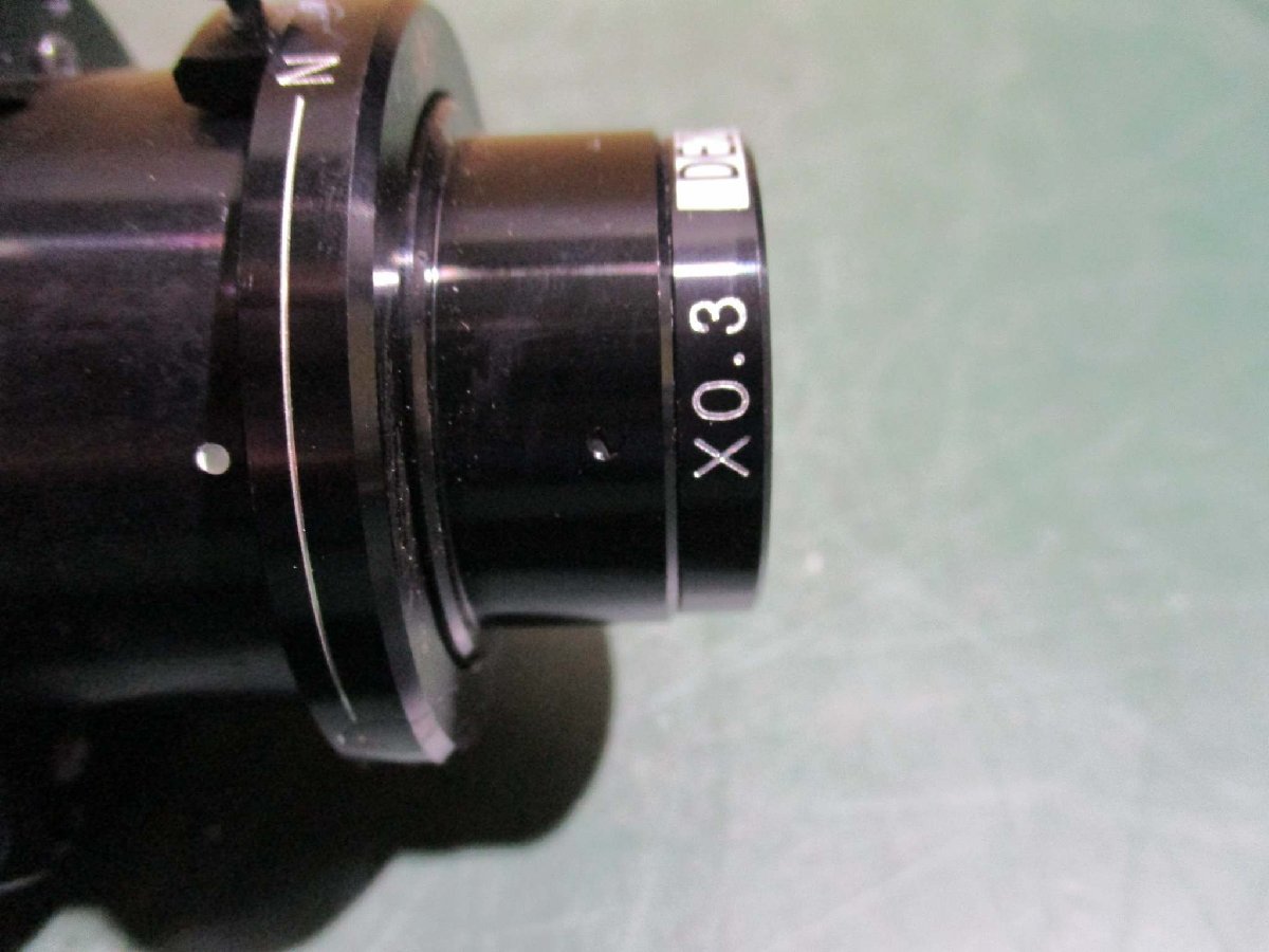 中古 microscope lens X0.5 0.75X/1X/2X/3X/4.5X 顕微鏡レンズ(AATR40902D062)_画像5