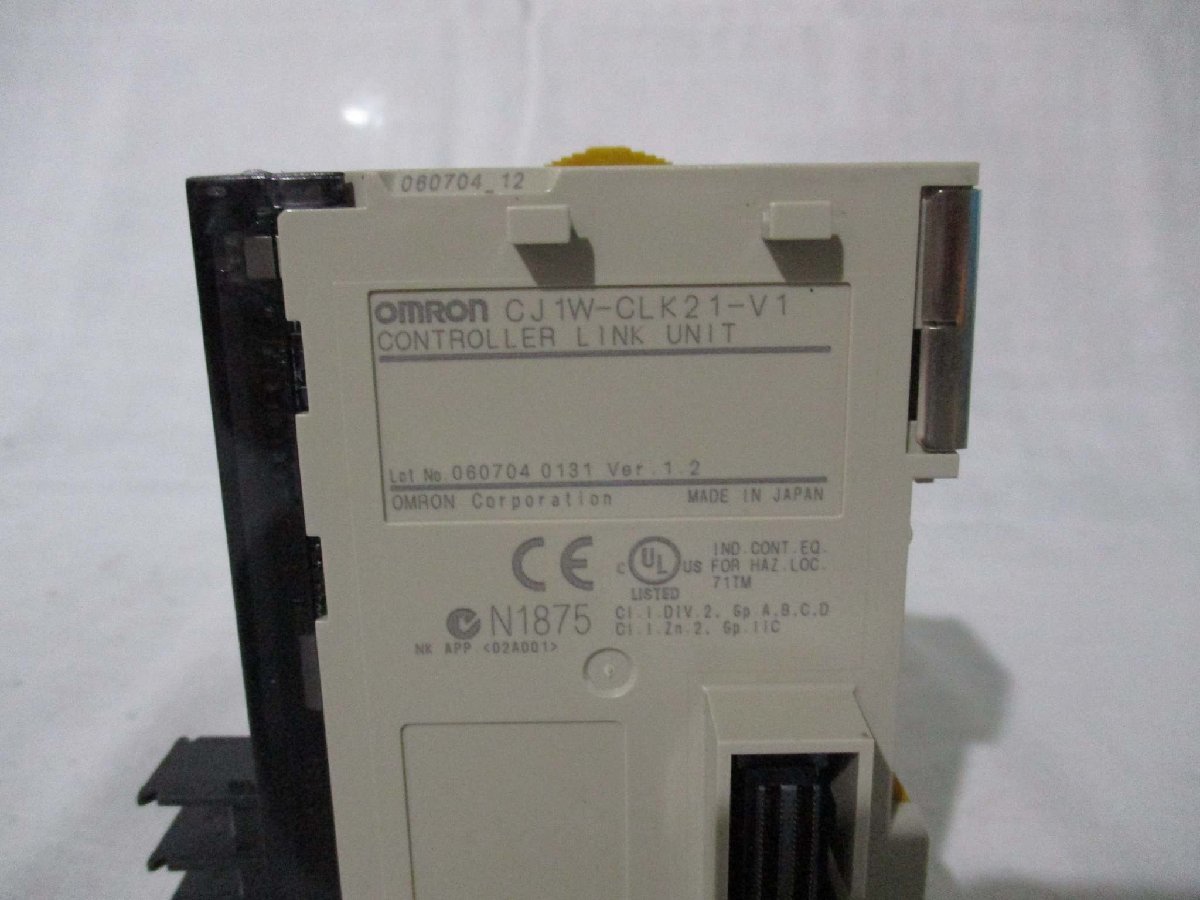 中古 OMRON PLC コントローラリンク装置 CJ1W-CLK21-V1(BAAR40823C146)_画像3