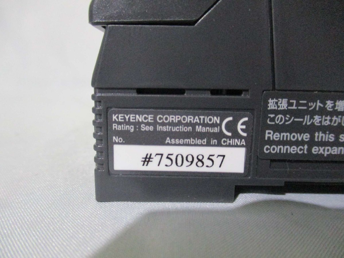中古 KEYENCE 表示機能内蔵PLC KV-E8T(BABR40915C146)_画像5