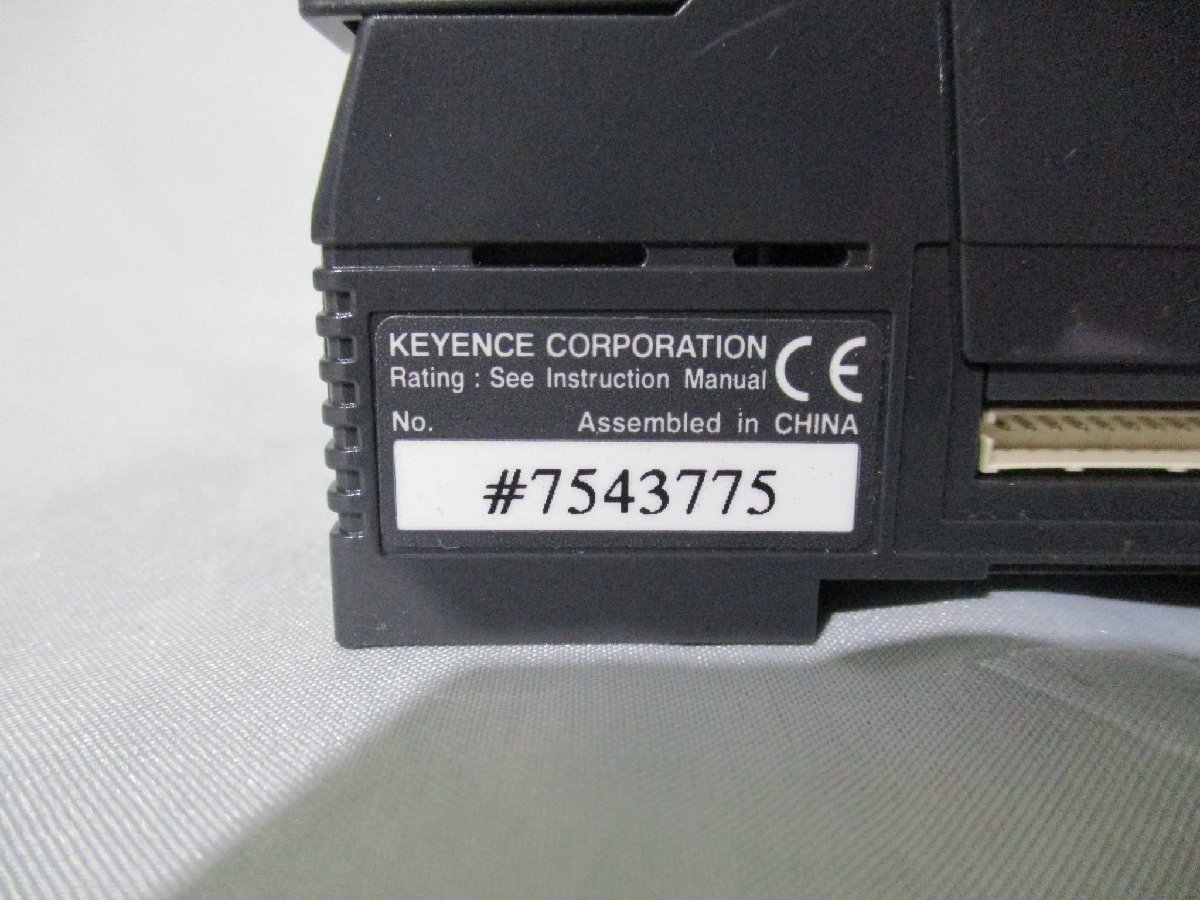 中古 KEYENCE 表示機能内蔵PLC KV-E16X(BABR40915C130)_画像5