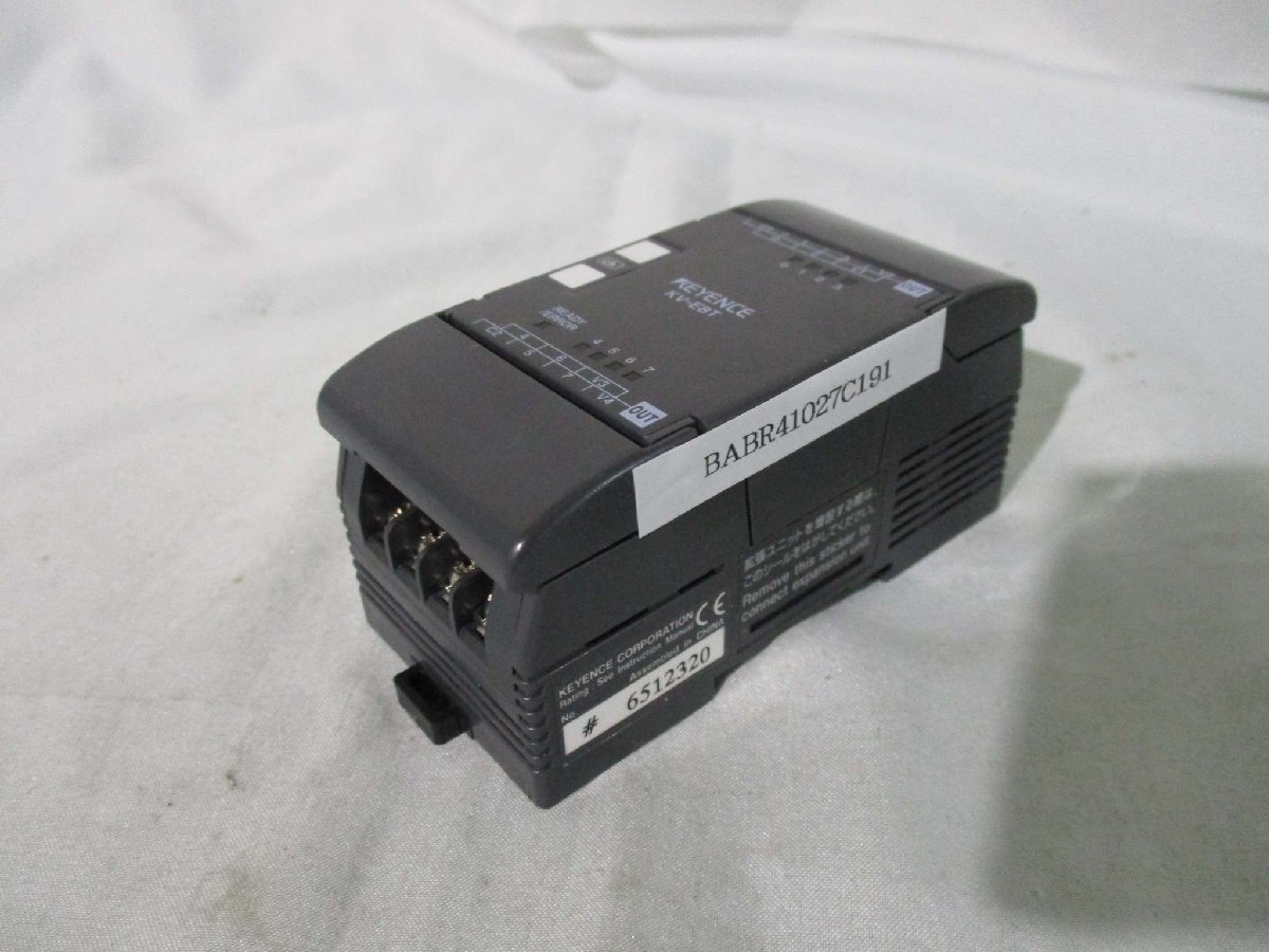 中古 KEYENCE 表示機能内蔵PLC KV-E8T(BABR41027C191)_画像5