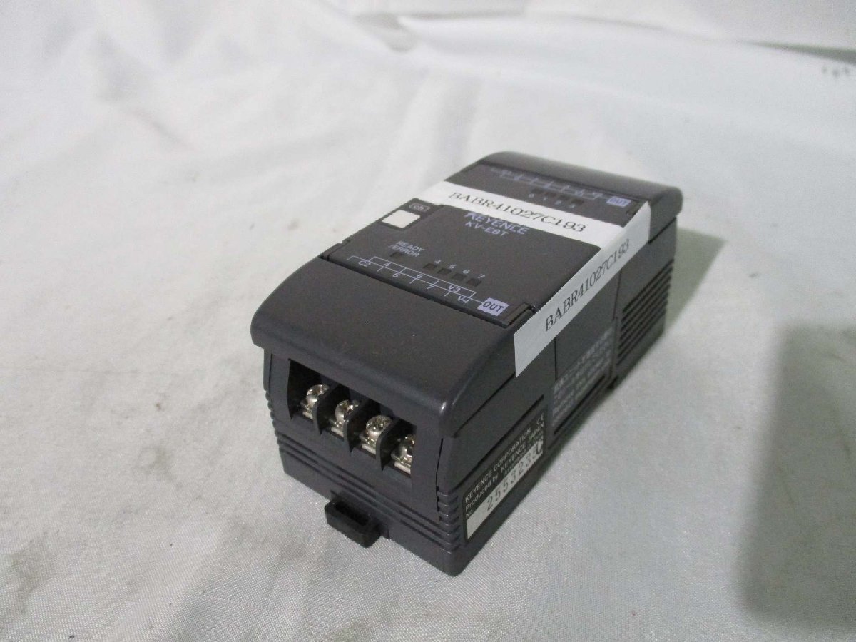 中古 KEYENCE 表示機能内蔵PLC KV-E8T(BABR41027C193)_画像5