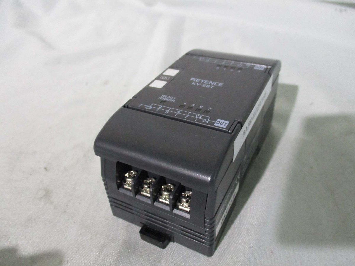 中古 KEYENCE 表示機能内蔵PLC KV-E8T(BABR41027C195)_画像5