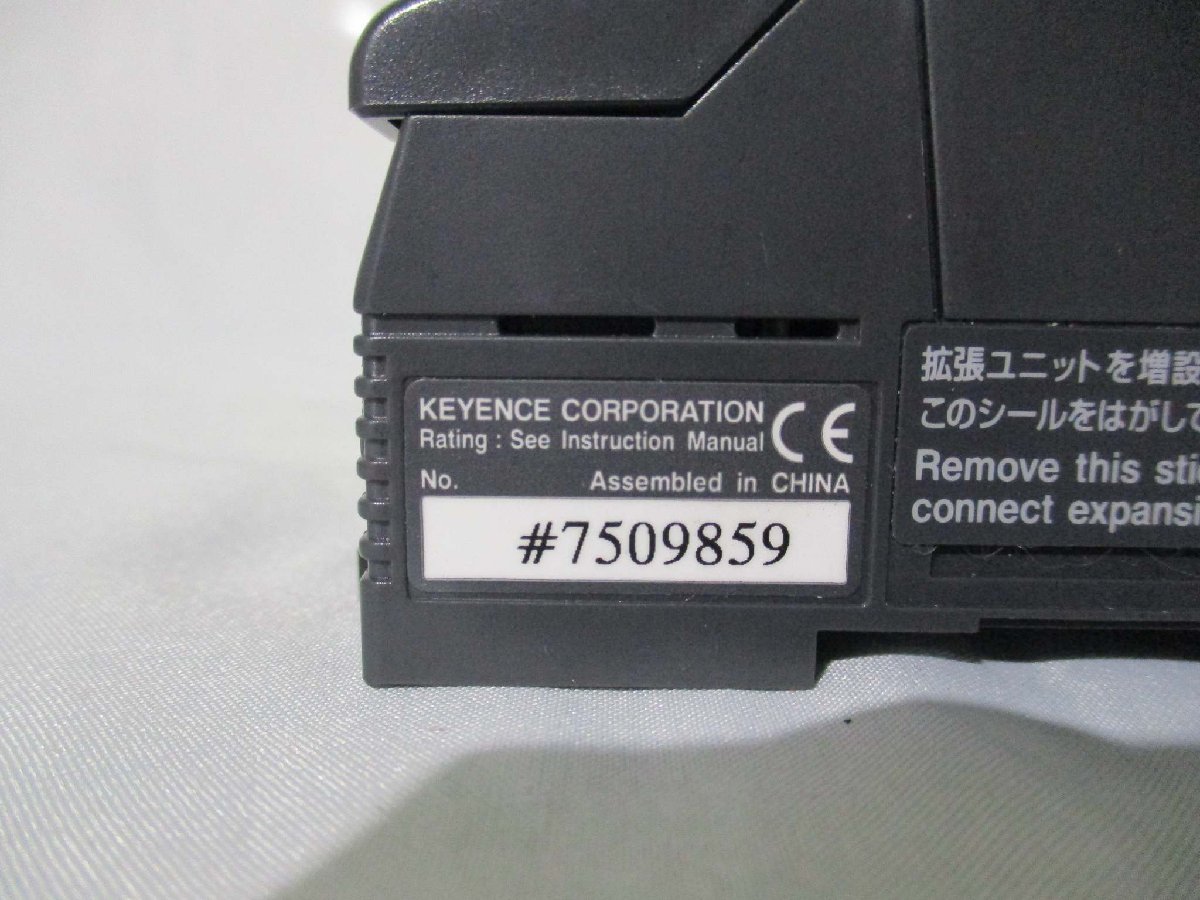 中古 KEYENCE 表示機能内蔵PLC KV-E8T(BABR40915C135)_画像5