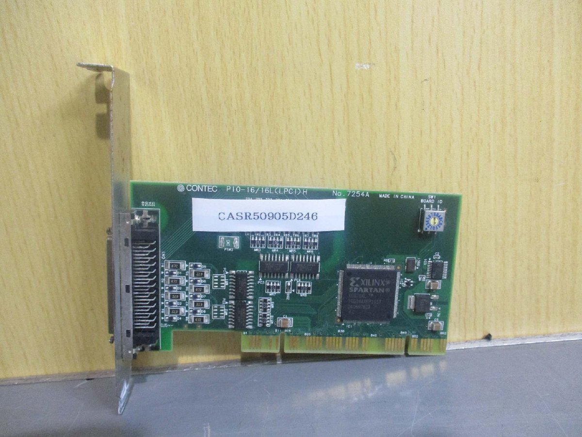 中古 CONTEC PIO-16/16L(LPCI)H 絶縁型デジタル入出力ボード(CASR50905D246)