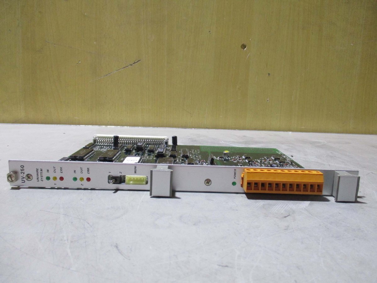 中古 UNIWIRE SYSTEM VME INTERFACE BOARD UV-250(CASR50710B007)_画像3