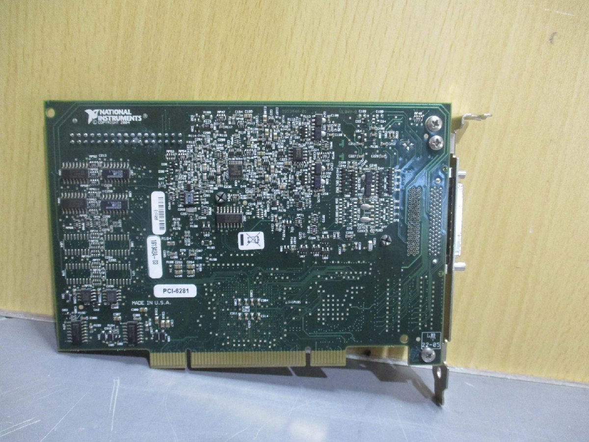 中古 National Instruments CONNECTOR O (AI0-15) NI PCI-6281 M SERIES MULTIFUNCTION DAQ DEVICE(CARR50905B039)_画像2