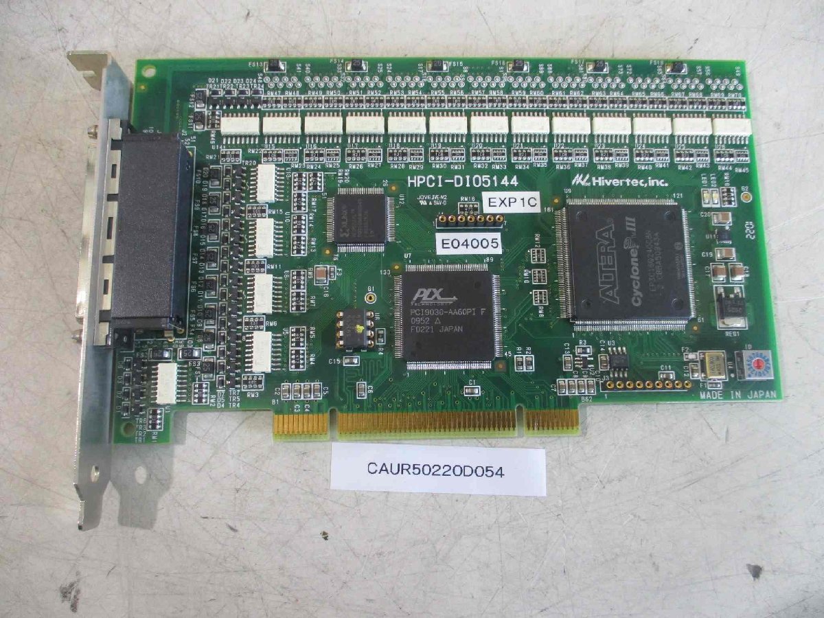 中古 Hivertec,inc HPCI-DI05144 絶縁型・デジタル入出力ボード(CAUR50220D054)_画像2