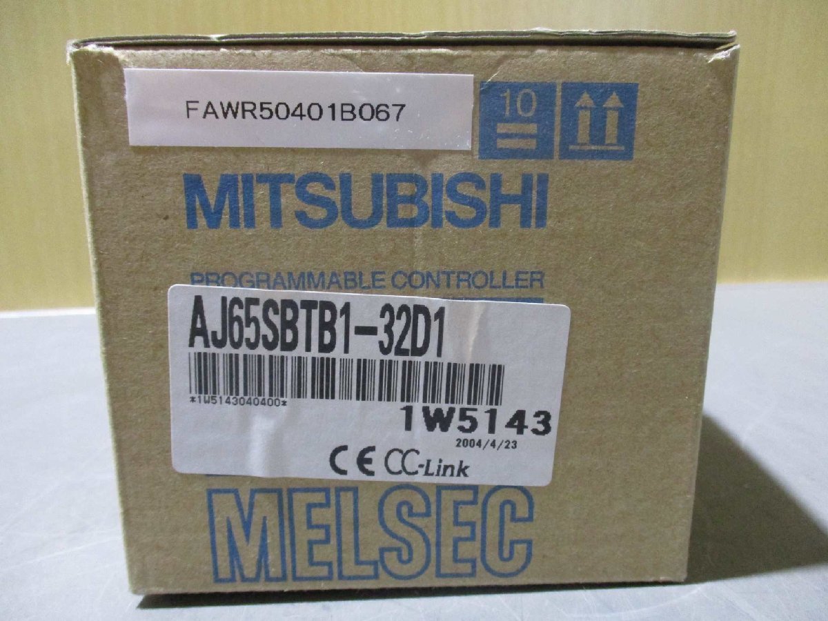 【残りわずか】 新古 MITSUBISHI MELSEC CC-Link小形タイプリモートI／Oユニット（入力ユニット）AJ65SBTB1-32D1(FAWR50401B067) その他