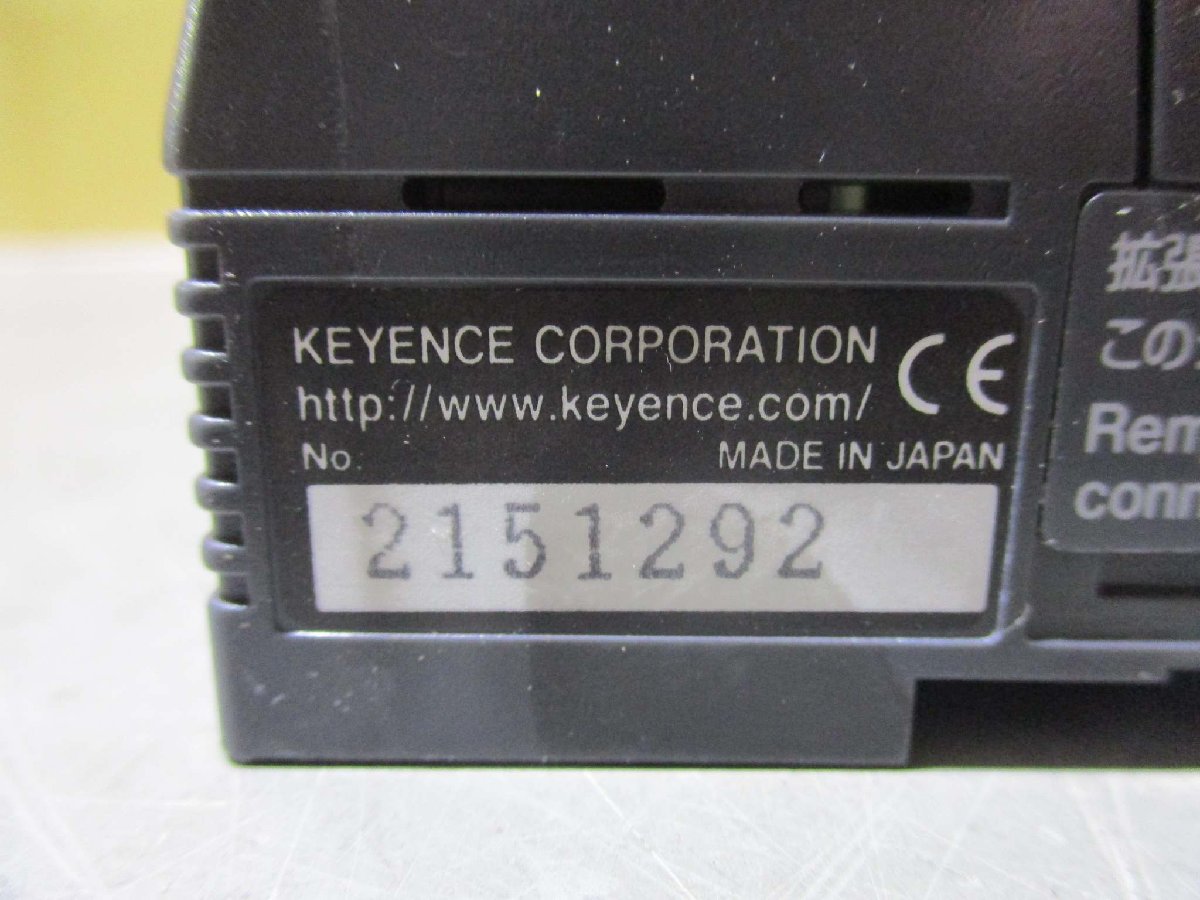 中古 KEYENCE KV-24DT キーエンス プログラマブルコントローラ/表示機能内蔵PLC KV-E8T(BAXR50213C080)_画像5