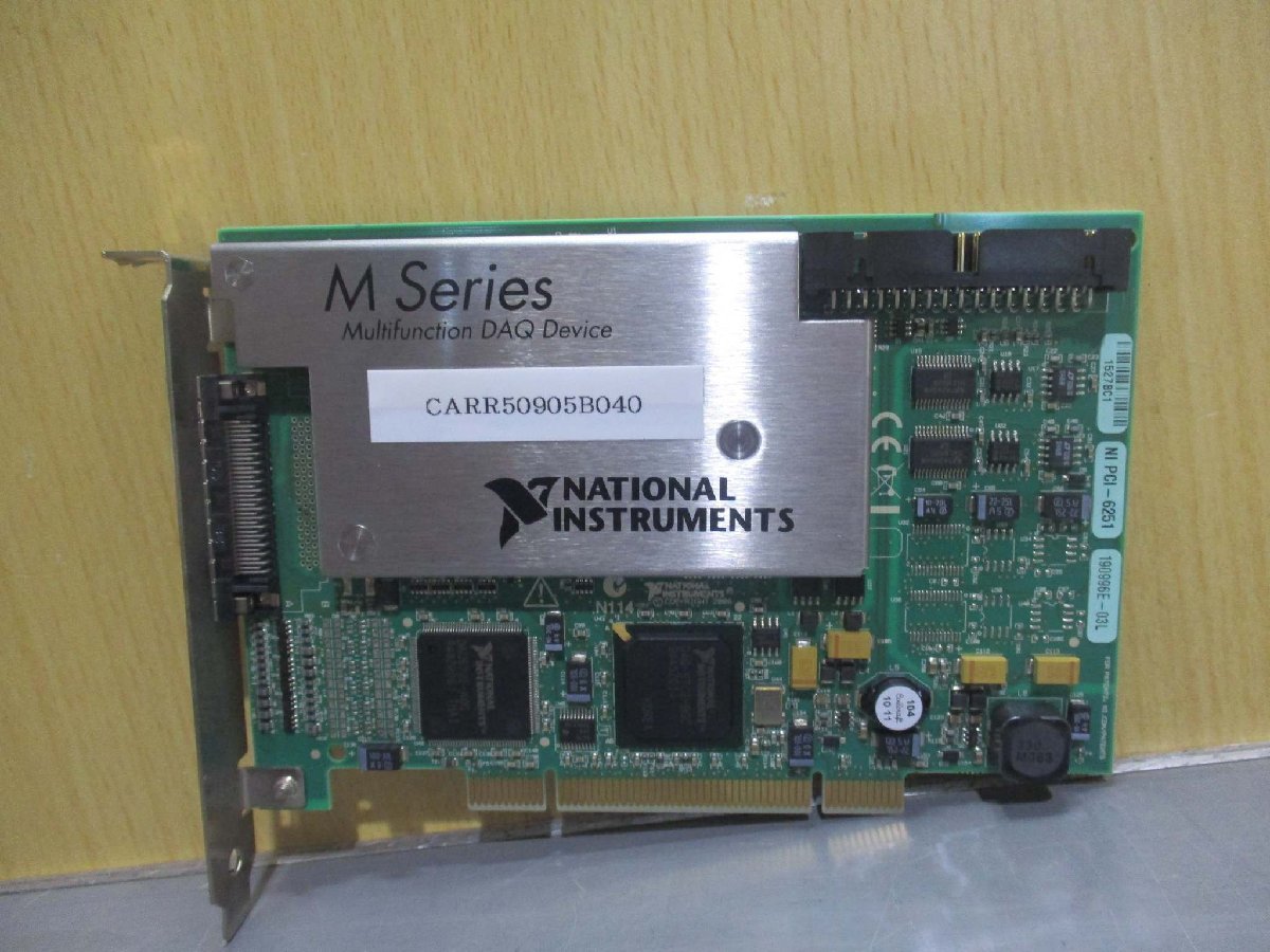 中古 National Instruments CONNECTOR O (AI0-15) NI PCI-6251 M SERIES MULTIFUNCTION DAQ DEVICE(CARR50905B040)_画像1