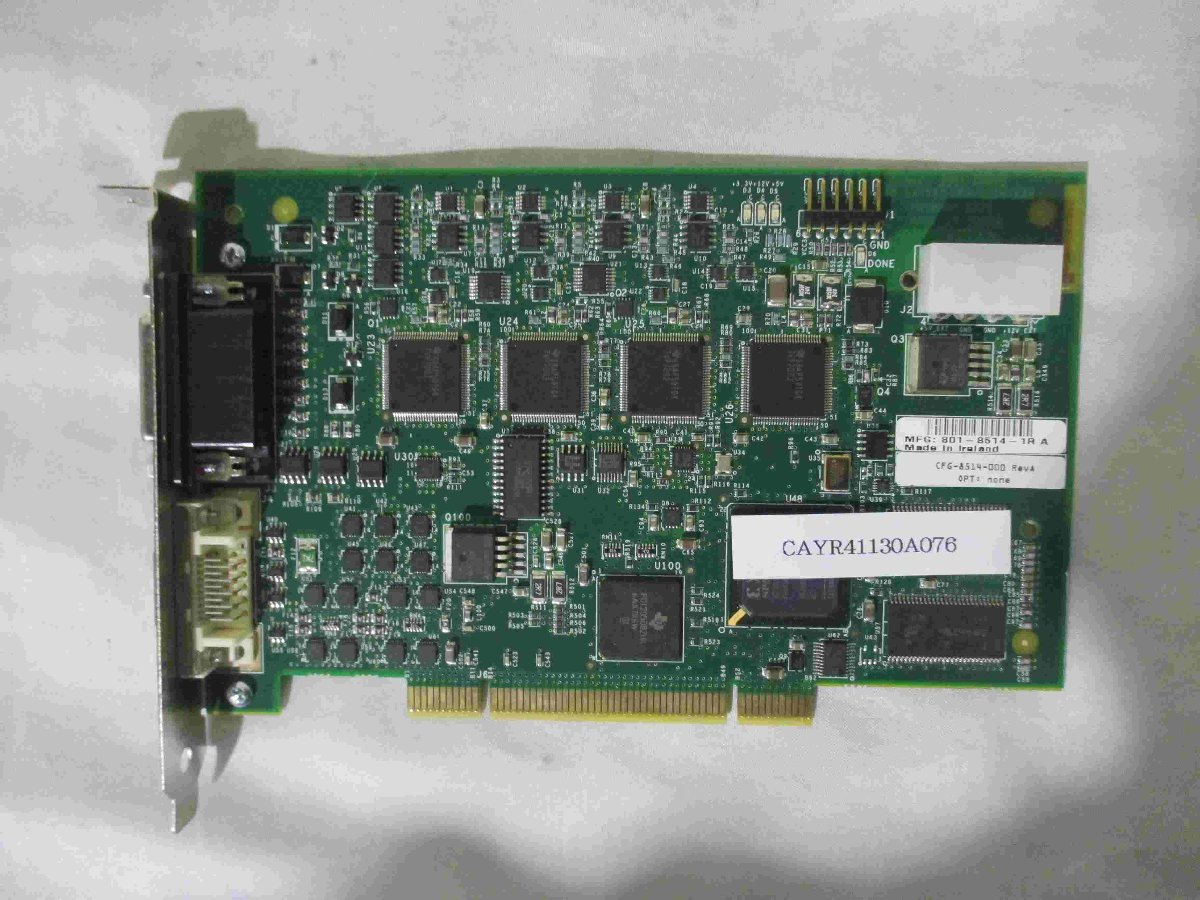 中古COGNEX 2011 VM41D 801-8514-1R A CFG-8514-000 REV A フレームグラバ FA画像処理(CAYR41130A076)