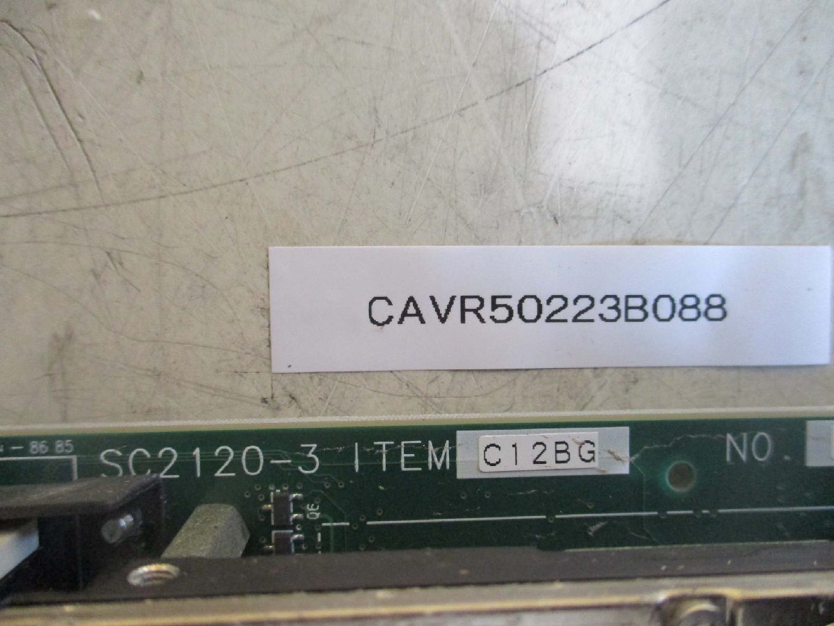 中古 OMRON SC2120-3 ITEM C12BG(CAVR50223B088)_画像5