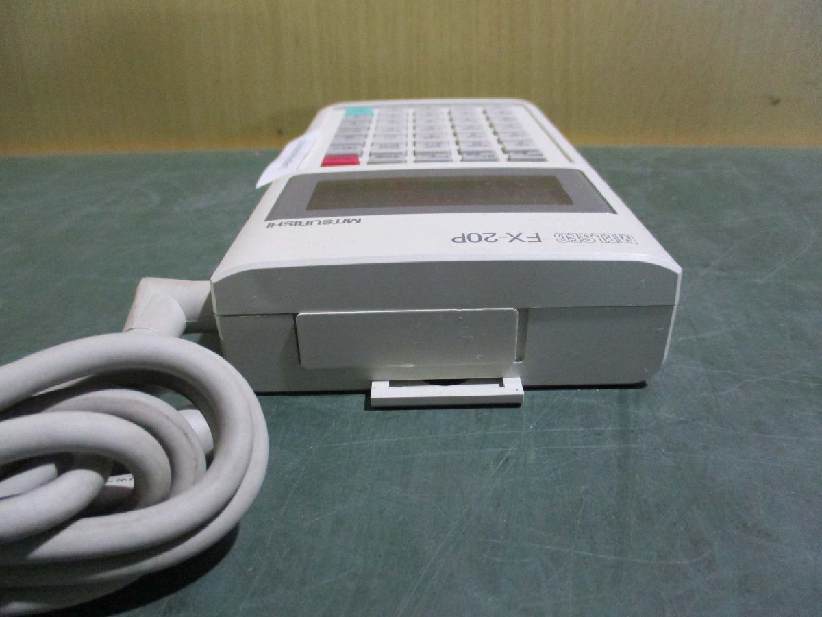 中古 MITSUBISHI FX-20P プログラミングパネル(DABR50329D027)_画像2