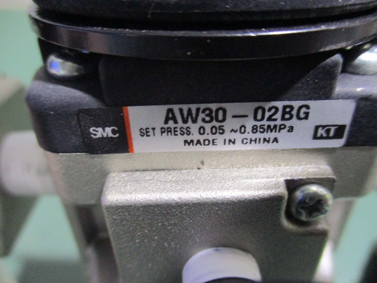 中古 SMC VHS400-02/AW30-02BGフィルターレギュレータ(EABR41025B042)_画像8