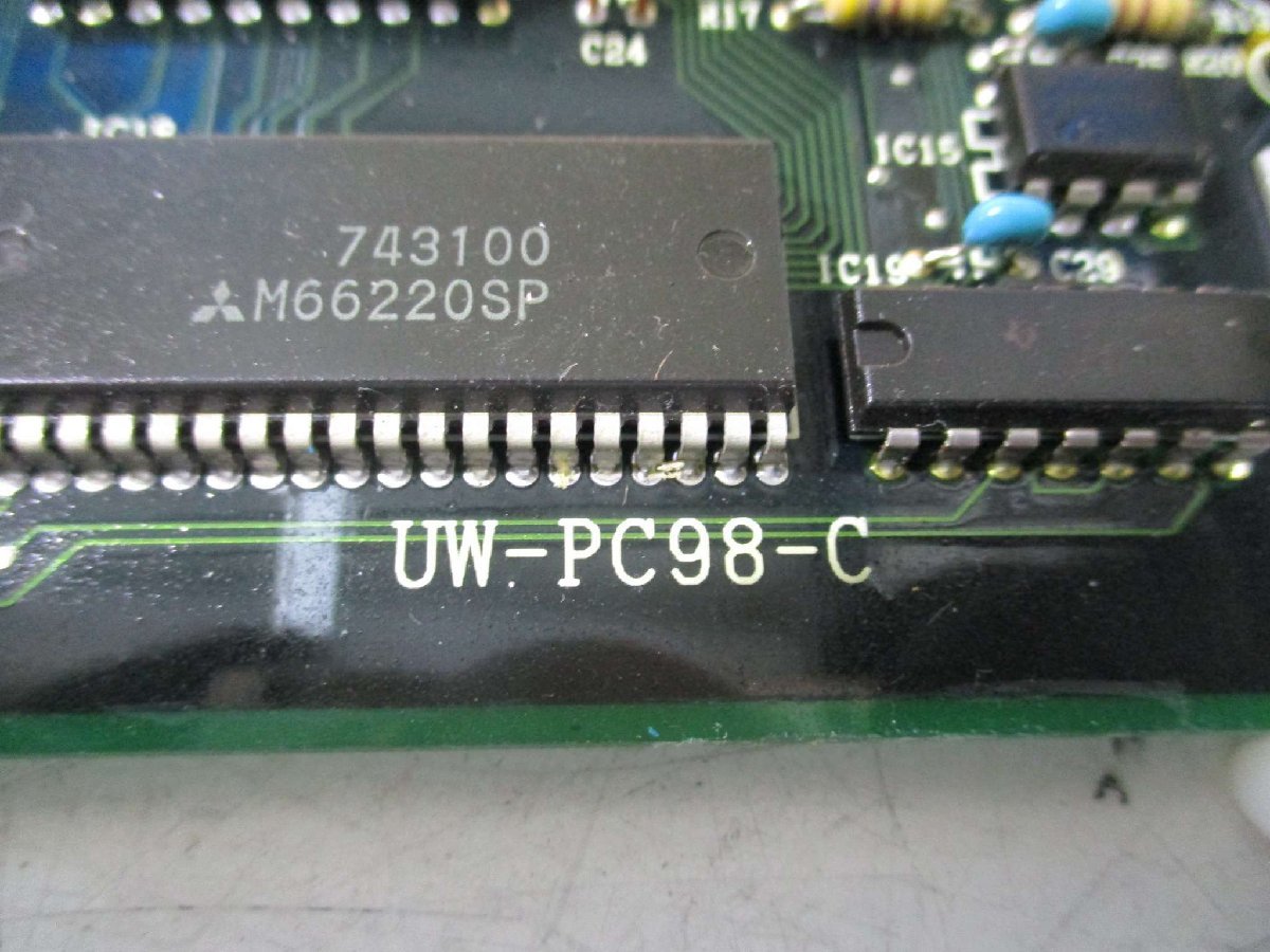 中古UNIWIRE SYSTEM PC-98 INTERFACE PC-UW II UW-PC98-C BOARD(CAUR50202C008)_画像5