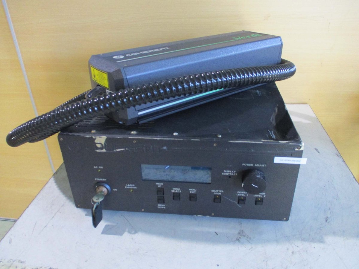 中古 COHERENT Solid State Diode Laser (1070701)VERDI-2W 固体ダイオードレーザー(DAVR50128E002)_画像1