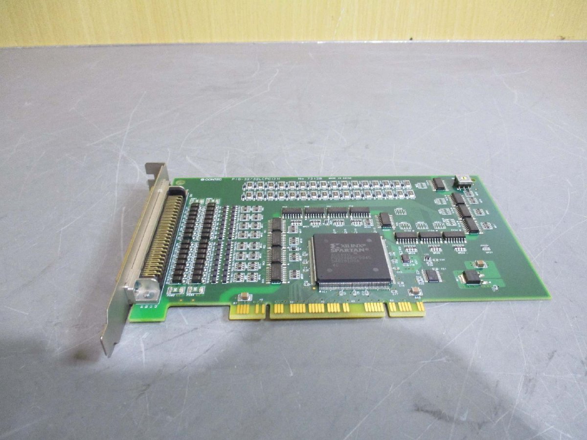 中古 CONTEC PIO-32/32L(PCI)H 絶縁型電源内蔵デジタル入出力ボード(CASR50904D115)_画像5