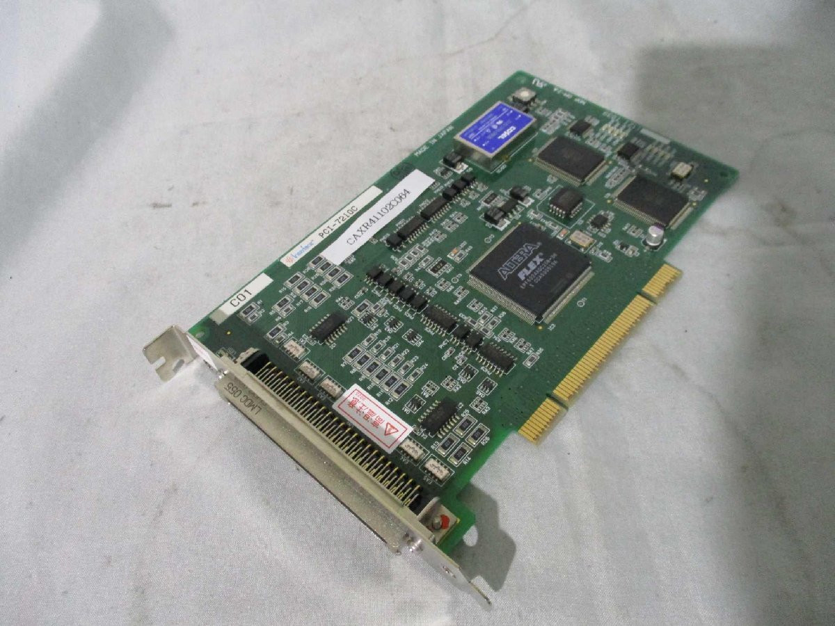 中古 Interface PCI-7210C 4軸絶縁パルスモーションコントローラ(CAXR41102C064)_画像5