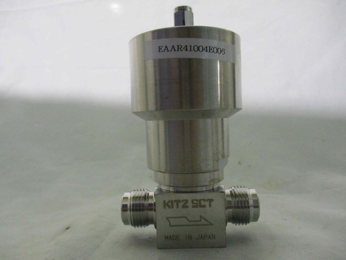 中古SCV KITZ SCT 316L 高純度ガス系バルブ 0.98MPa 0.4~0.7MPa(EAAR41004E006)_画像1