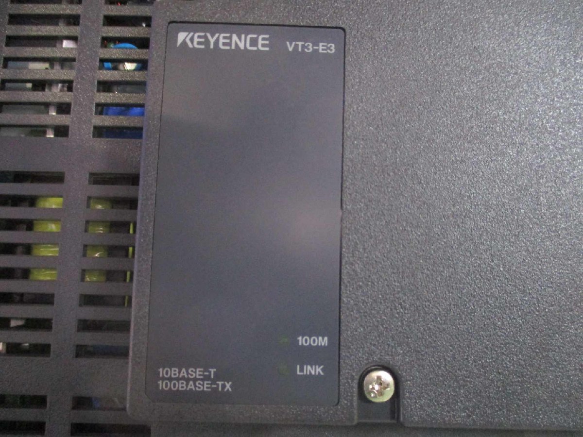 中古 KEYENCE VT3-S12 100-240V AC 50/60Hz+VT3-E3 通電OK(DAYR41206C016)_画像6