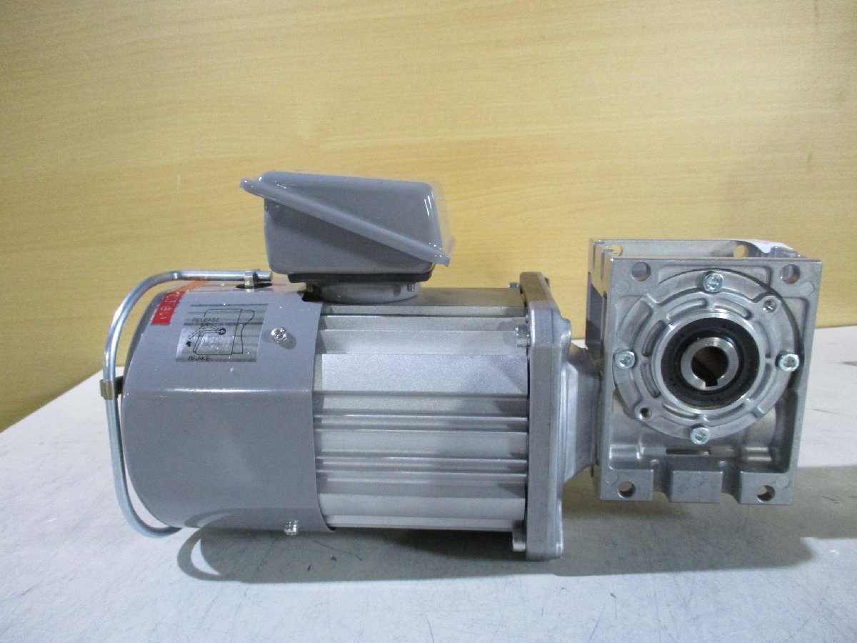 中古 SANSO 三相ブレーキ付モートル TFF4516AM 0.1kW(FAGR50119D003)_画像4