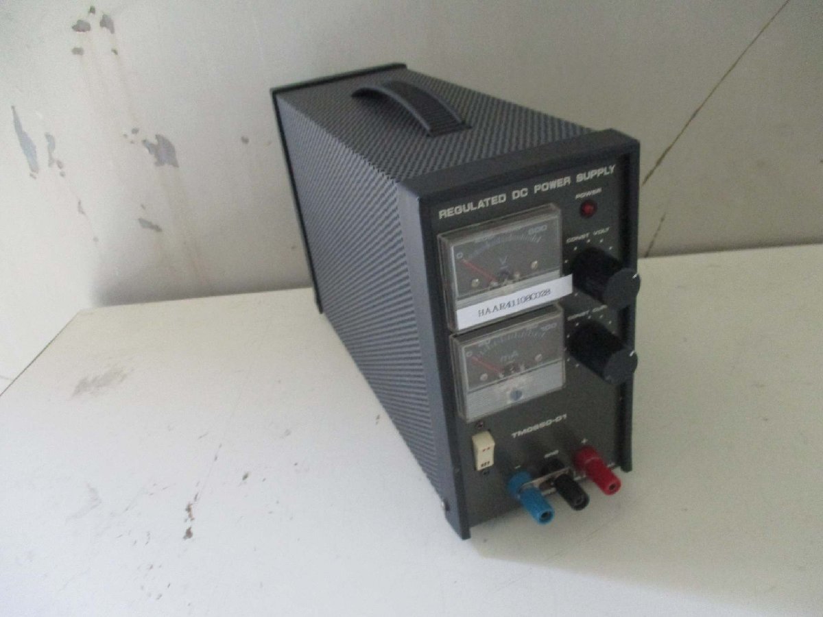 中古 TAKASAGO DC POWER SUPPLY TM0650-01 直流安定化電源(HAAR41108C028)_画像5