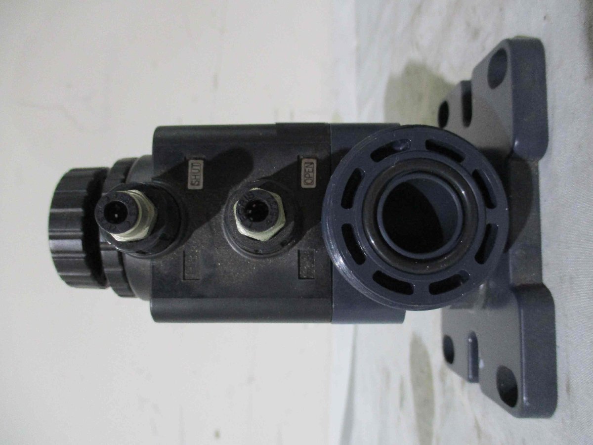 中古 DYMATRIX PVC 2way valve HDV12-FNJ110F15 PVC製2方弁(EAKR41223B052)_画像2