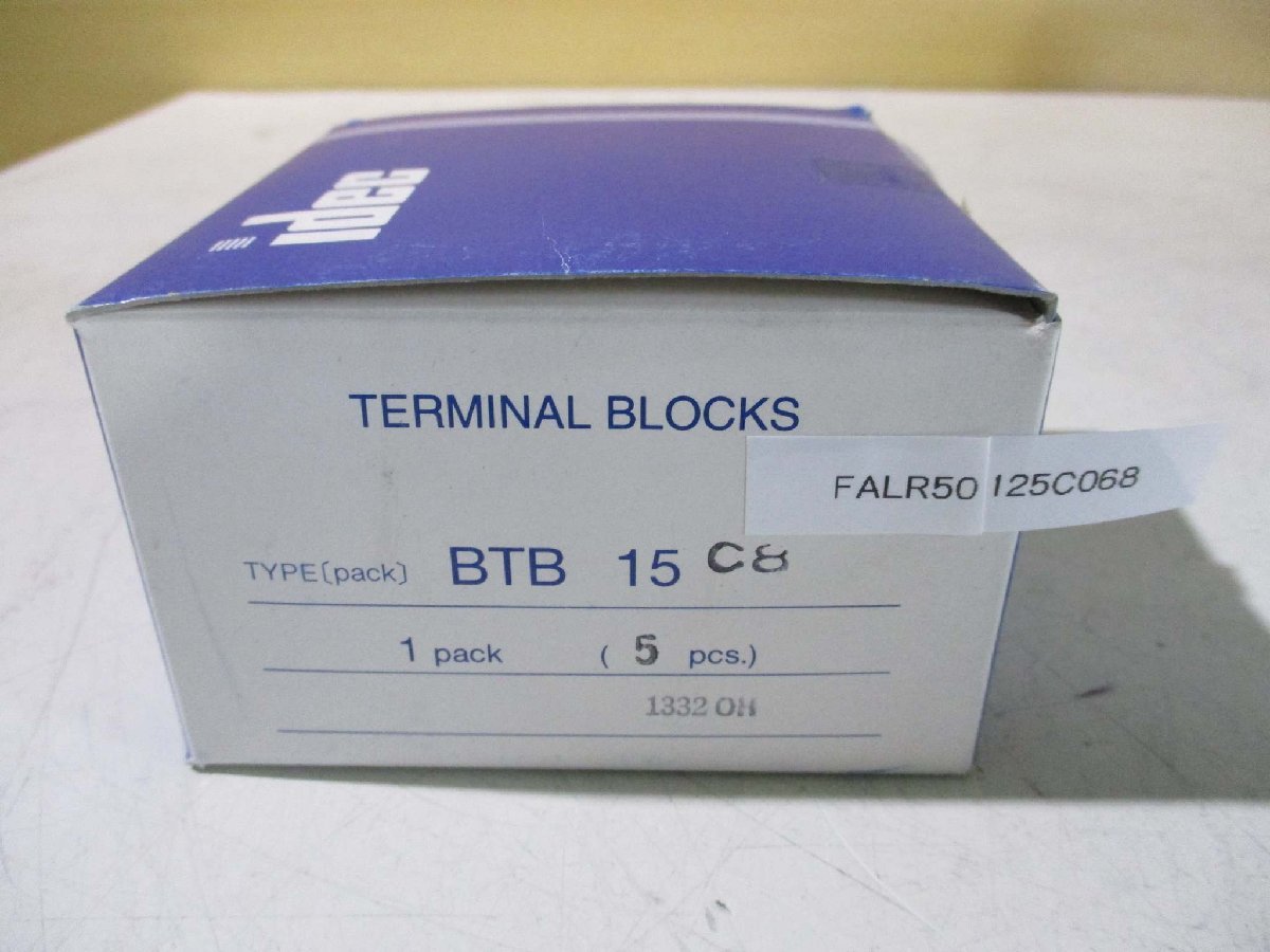 中古IDEC 固定端子台 BTB15C8 5個(FALR50125C068)_画像1