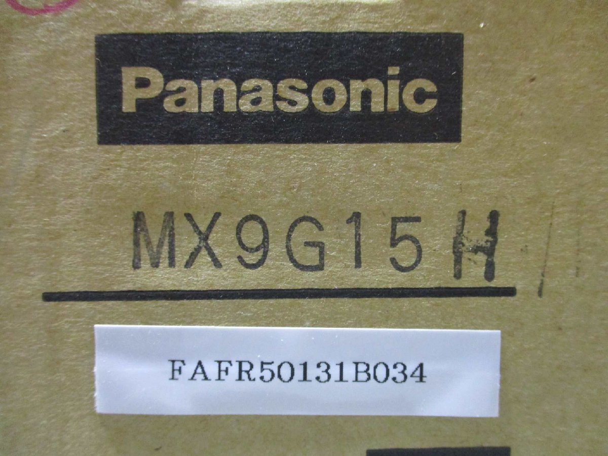 新古 PANASONIC ギアヘッド MX9G15H(FAFR50131B034)_画像2