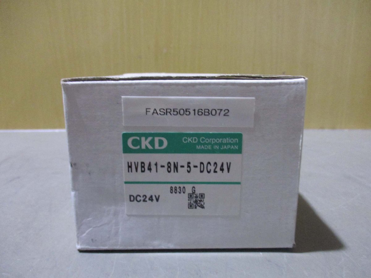 新古 CKD HVB41-8N-5-DC24V 高真空用電磁弁(FASR50516B072)