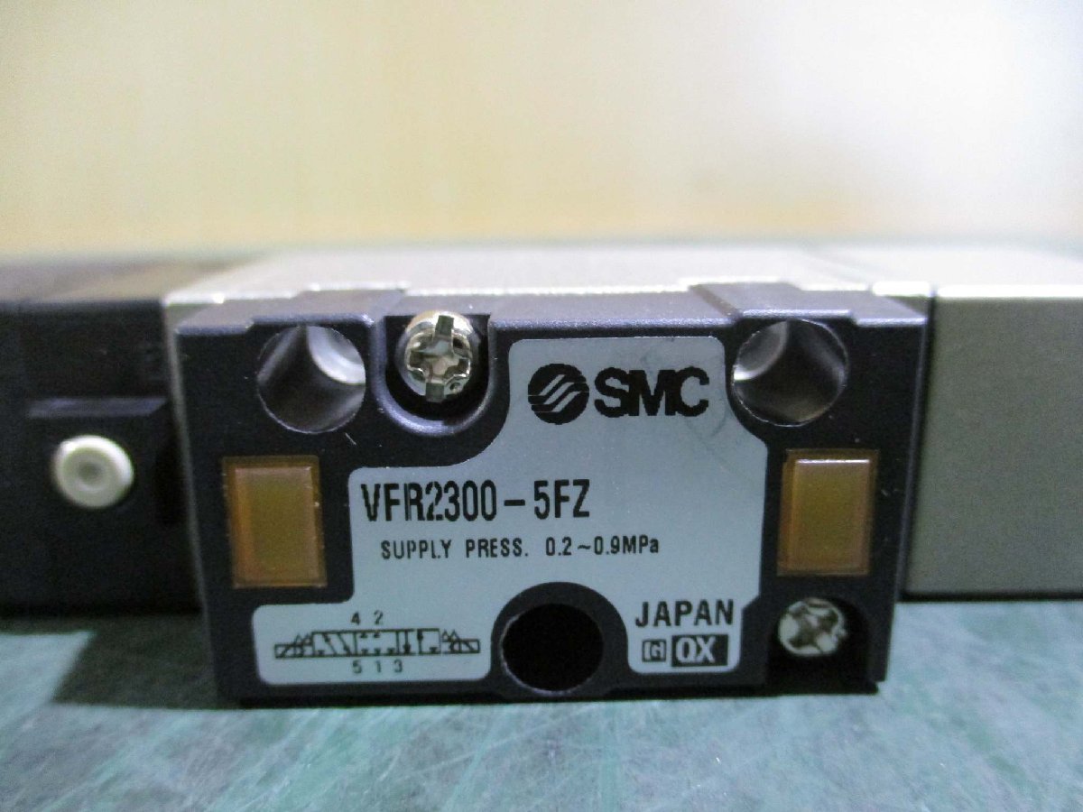 新古 SMC VFR2300-5FZ 5ポートソレノイドバルブ(FARR50516D070)_画像5