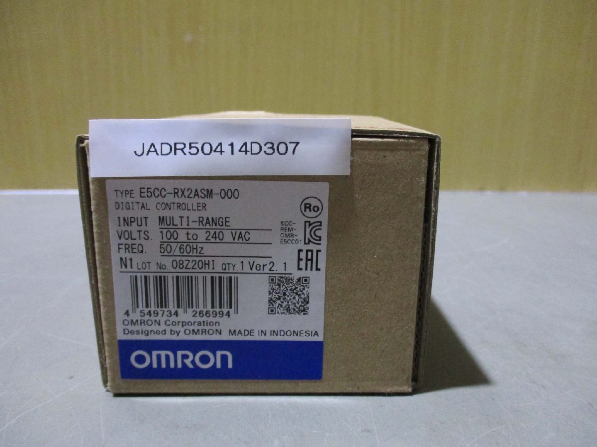 新古 OMRON 温度調節器 E5CC-RX2ASM-000(JADR50414D307)_画像1