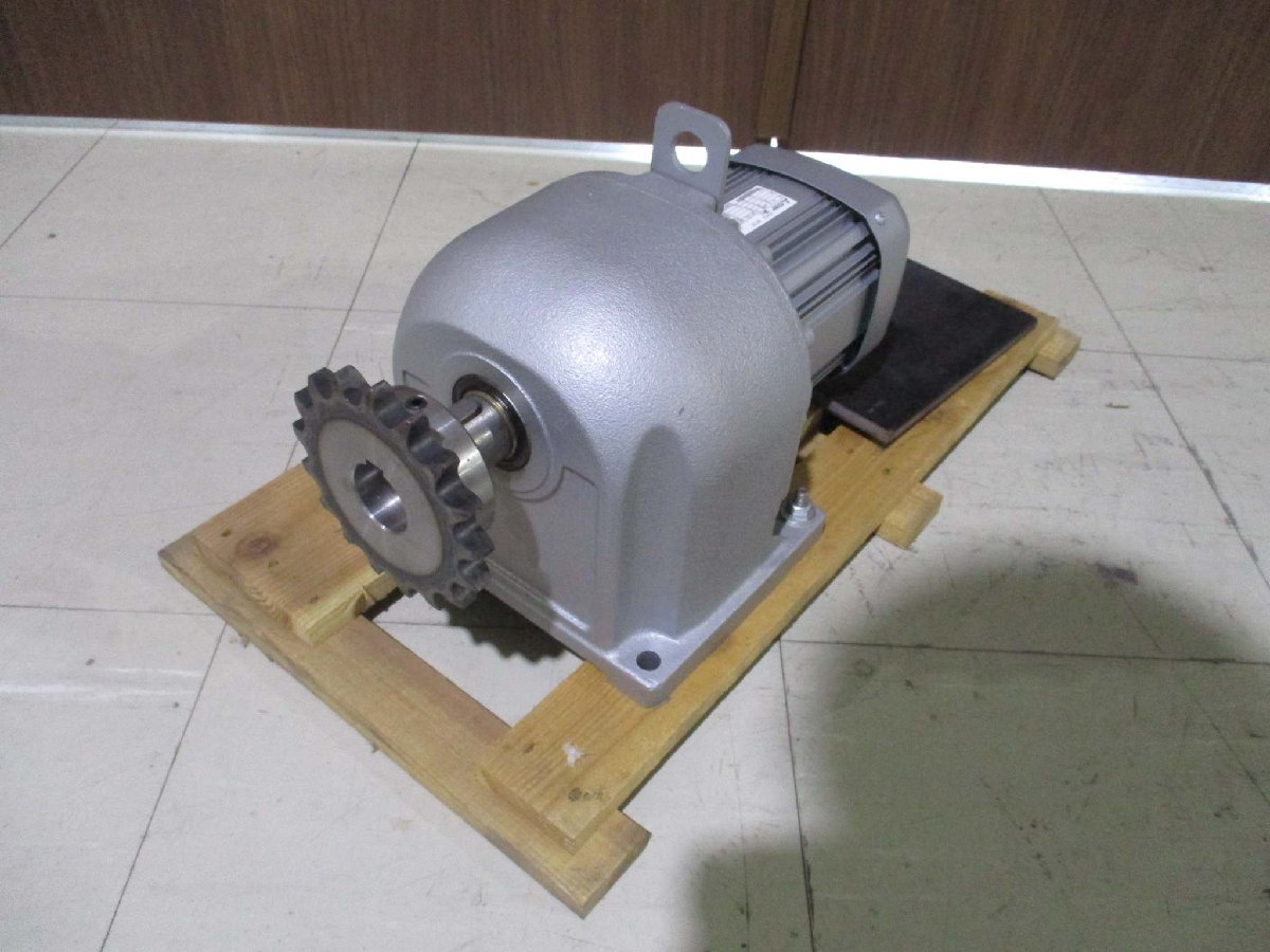 中古三菱ギヤードモータ GM-SP 0.4kW 1/20(FAER41130E003)_画像2