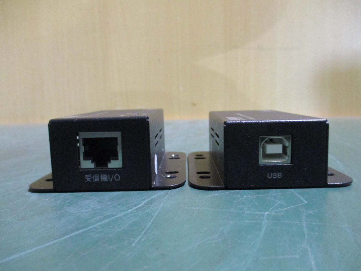 新古 Sanwa Supply USB-EXSET3 USB 2.0 Extender Max 50m Extension with 2 Port Hub(FBCR50410D057)_画像7