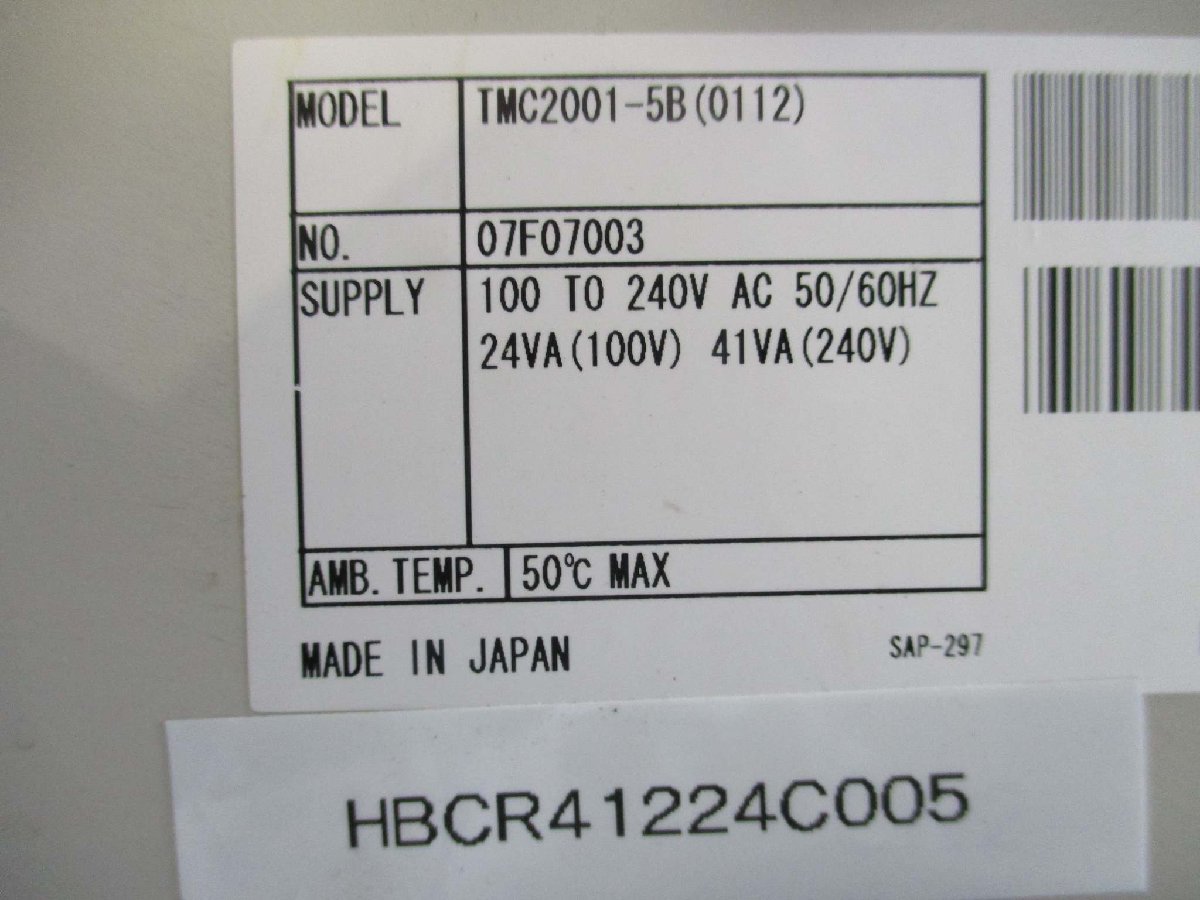 中古 RKC TMC2001 -5B MODULE HEATER CONTROLLER 2 50℃MAX 100TO240V AC 50/60HZ(HBCR41224C005)_画像5