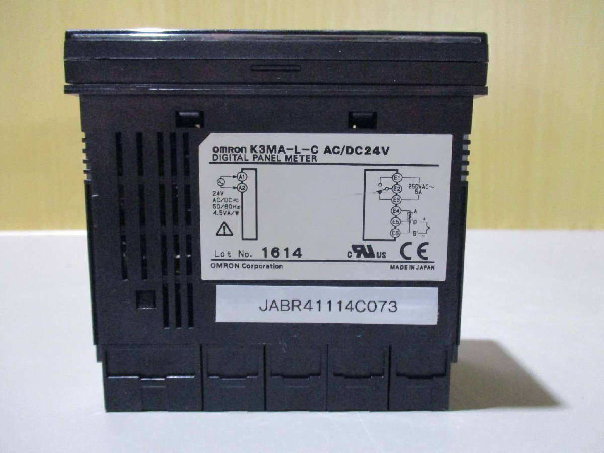 中古 OMRON K3MA-L-C 温度指示器(JABR41114C073)_画像2