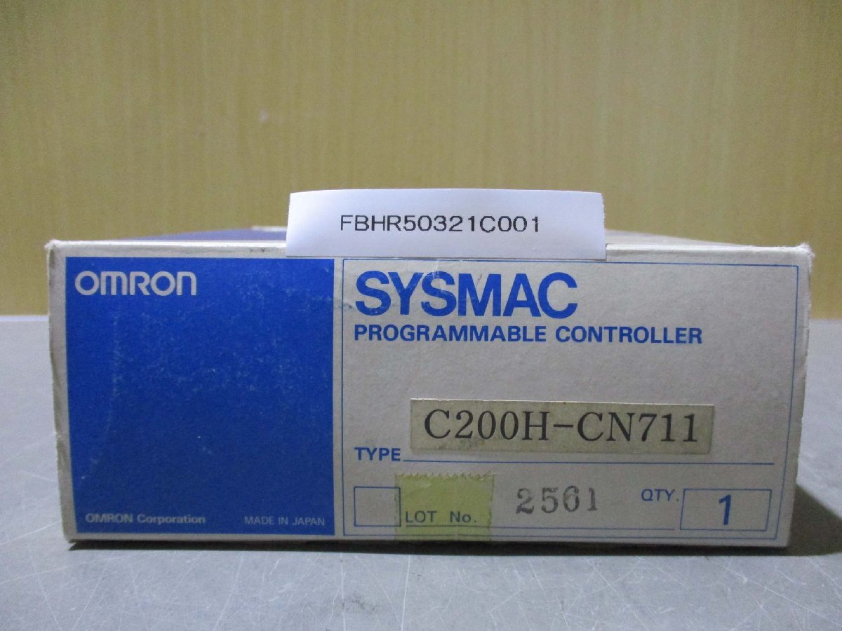 新古 OMRON SYSMAC C200H-CN711 I/O接続ケーブル(FBHR50321C001)_画像1