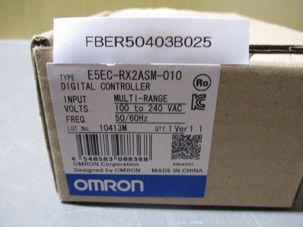新古 OMRON DIGTAL CONTROLLER E5EC-RX2ASM-010(FBER50403B025)_画像2
