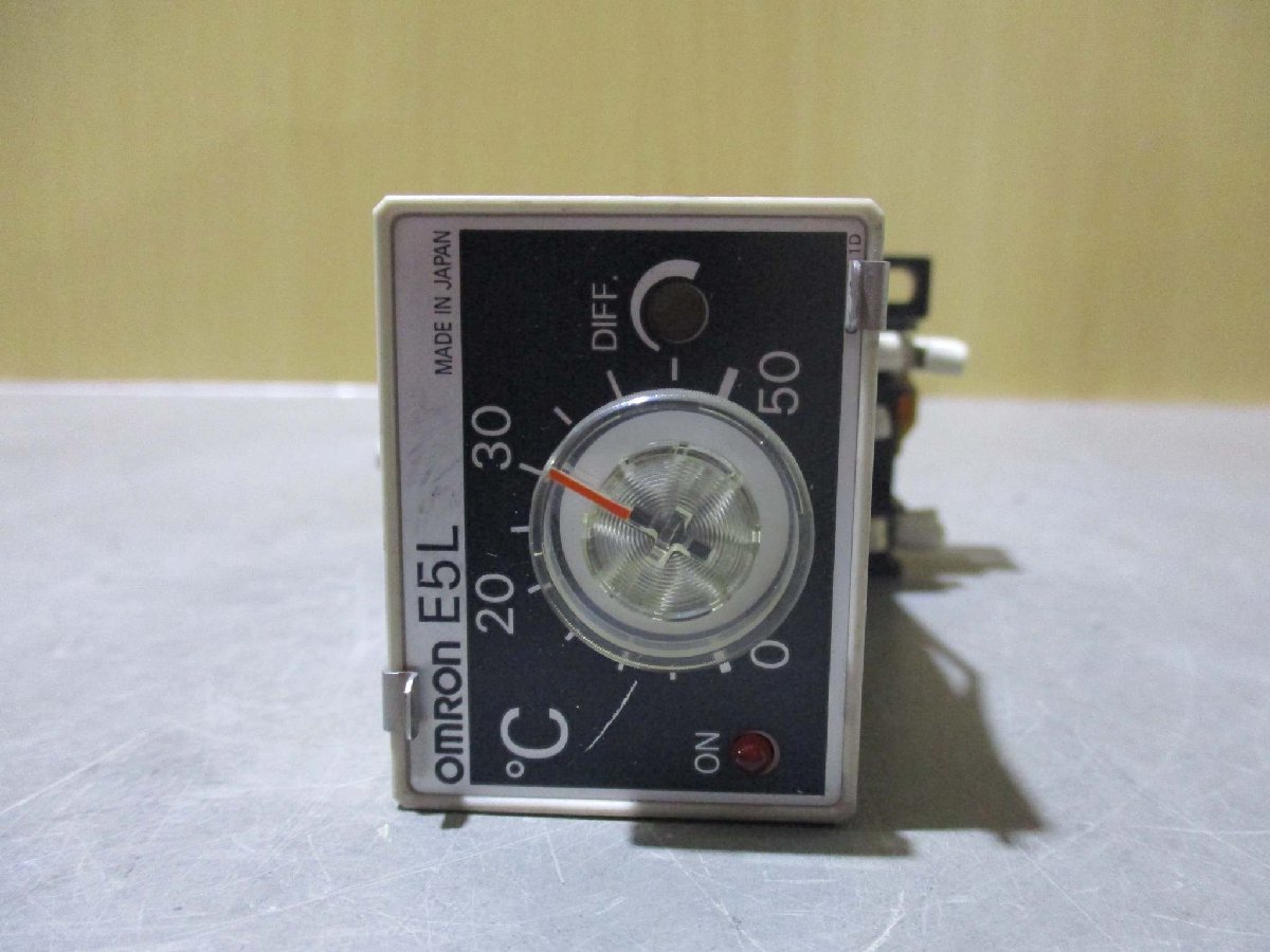 中古 OMRON TEMPERATURE CONTROLLER E5L-A 温度調節器(JACR50211A013)_画像8