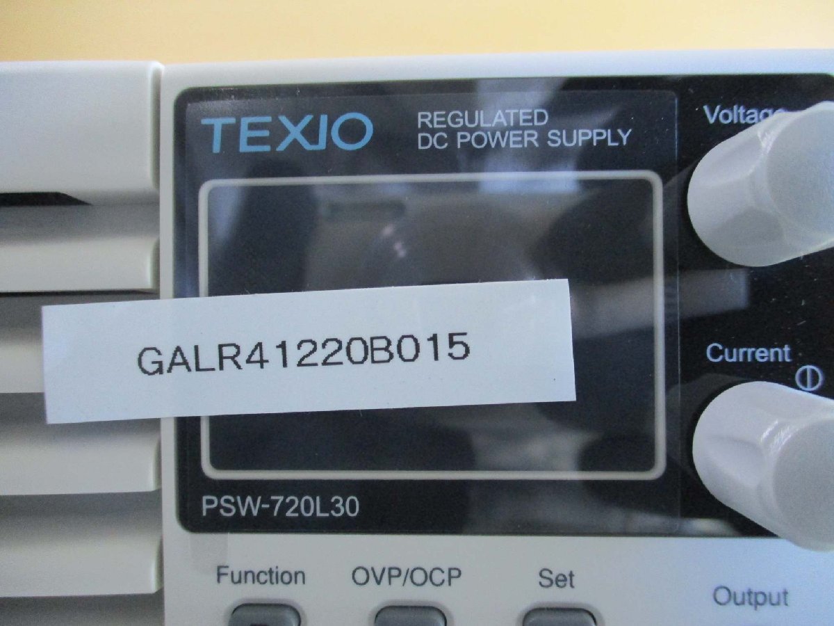 中古 TEXIO REGULATED DC POWER SUPPLY PSW-720L30 直流安定化電源 通電OK(GALR41220B015)_画像5