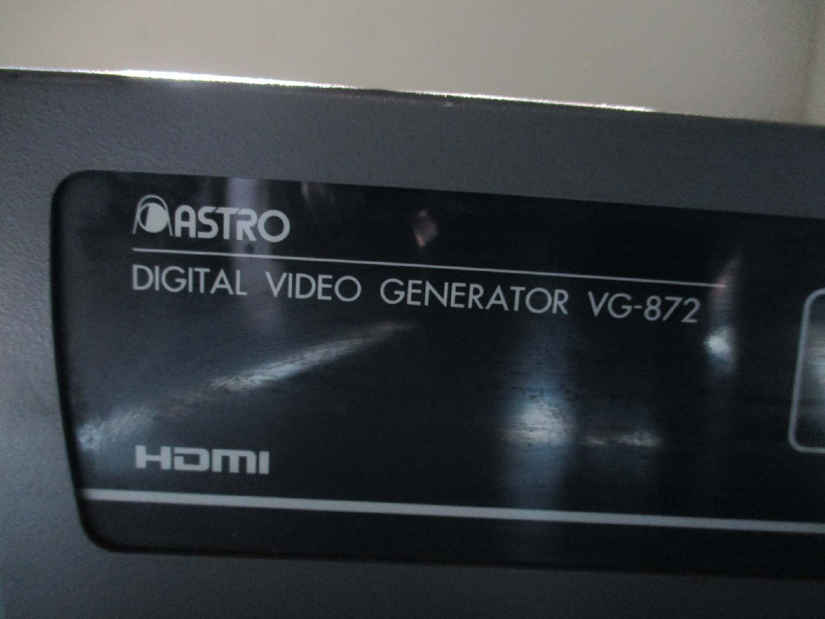 中古 ASTRO VG-872 DIGITAL VIDEO GENERATOR(HAAR41108A016)_画像6