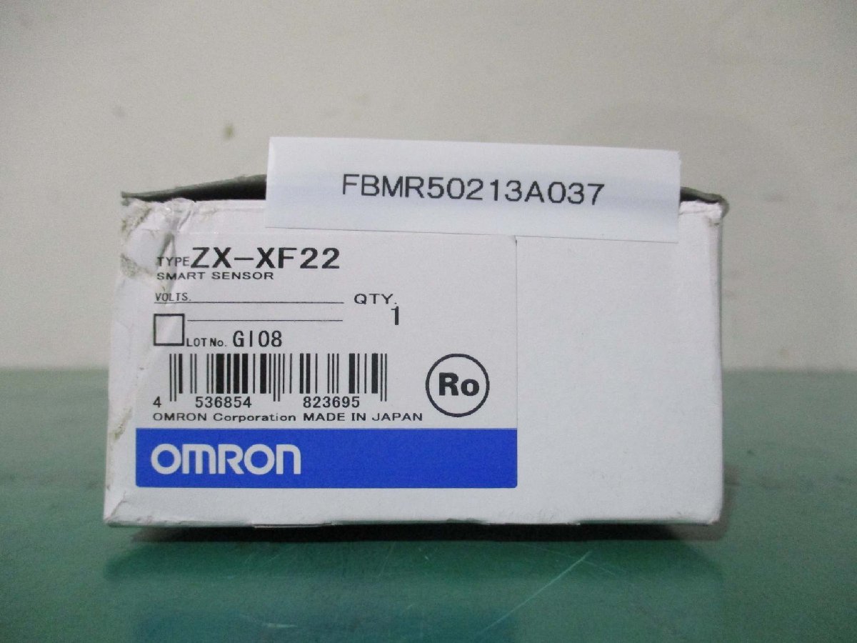新古 OMRON ZX-XF22スマートセンサ レーザタイプ サイドビューアタッチメント 2個入(FBMR50213A037)_画像1
