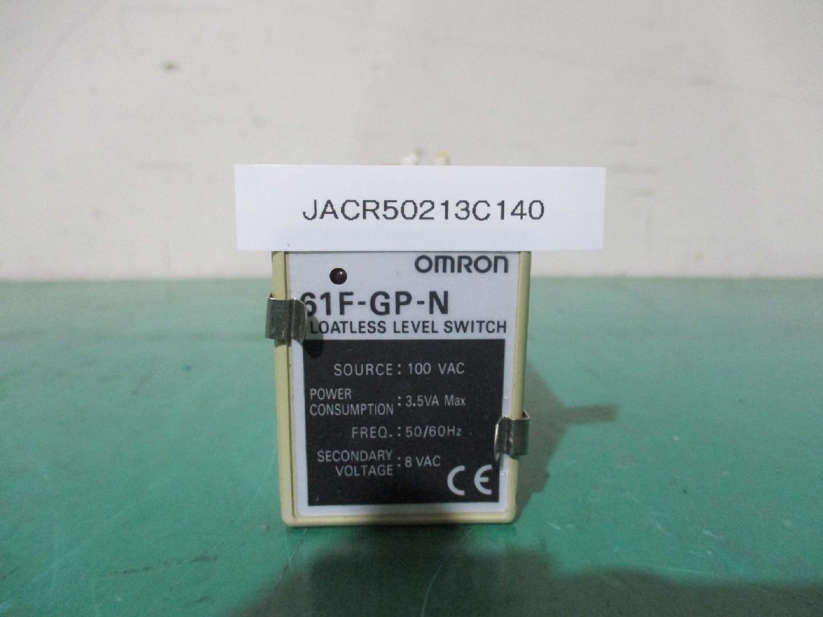 中古 OMRON 61F-GP-N フロートなしスイッチ 2個(JACR50213C140)_画像5